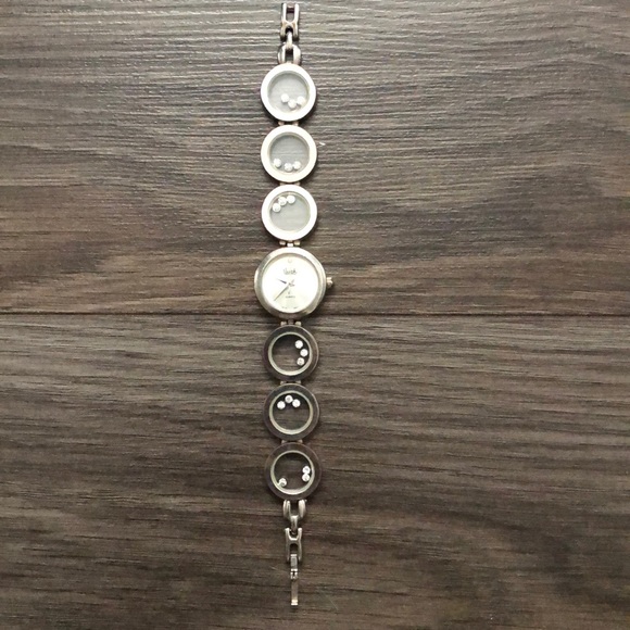 Silver watch, with stones, from Vivah - Picture 1 of 3
